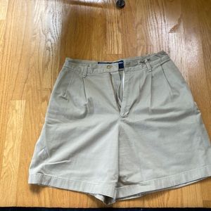 Ralph Lauren High Waist Shorts in Tan